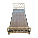 Rattan bench