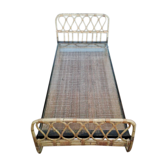 Rattan bench
