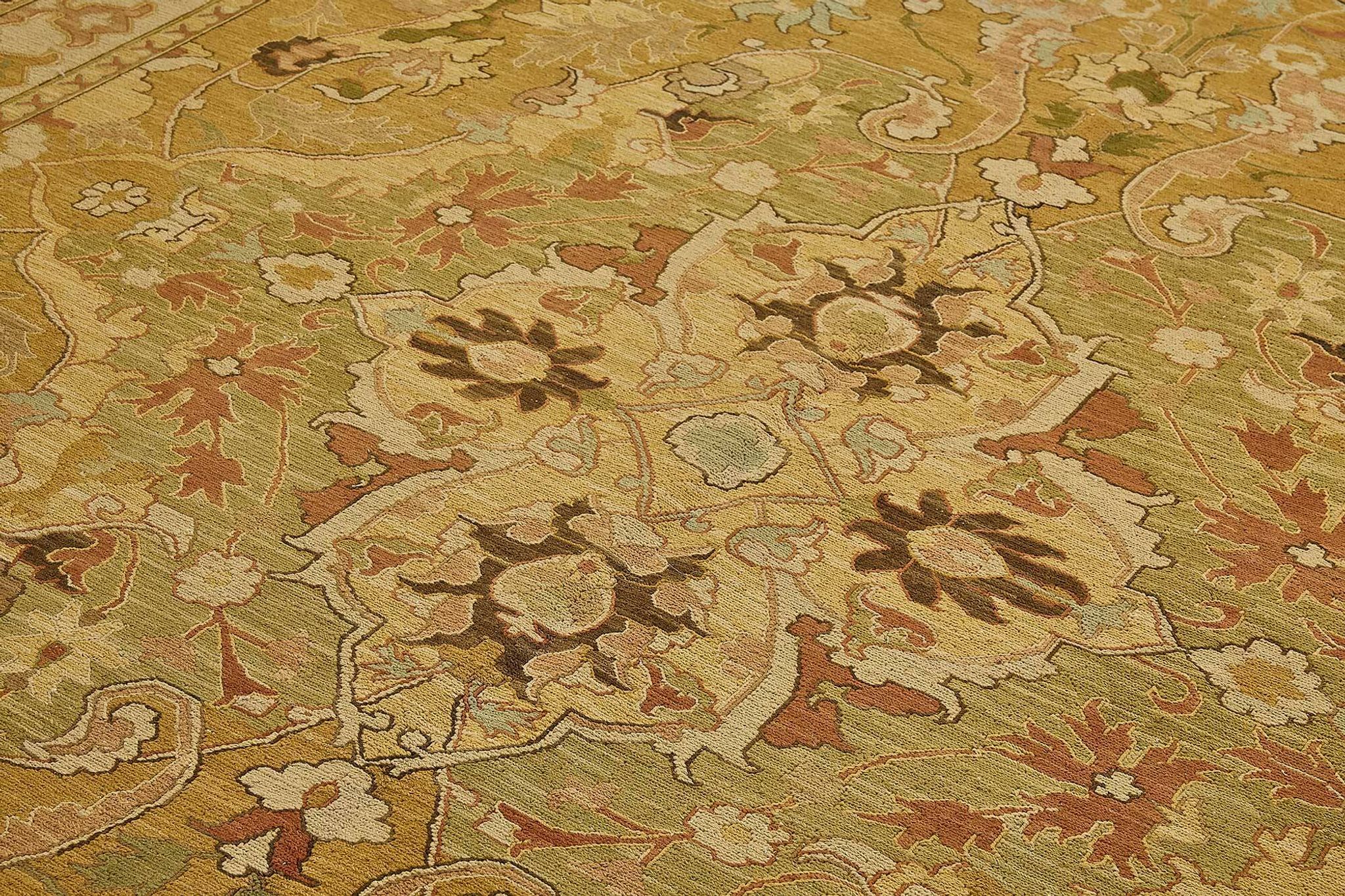 Turkish Handknotted Wool Oushak Rug 267 cm x 341 cm