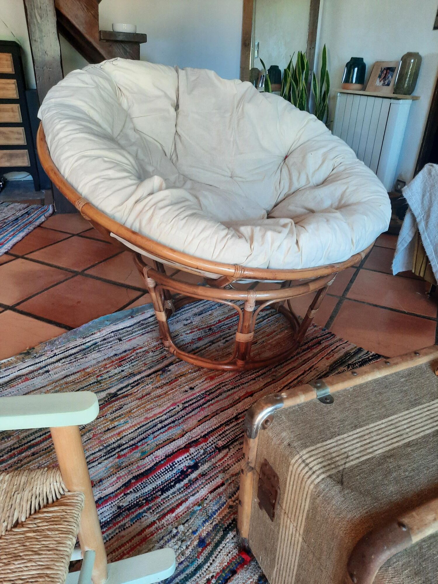 Loveuse en rotin