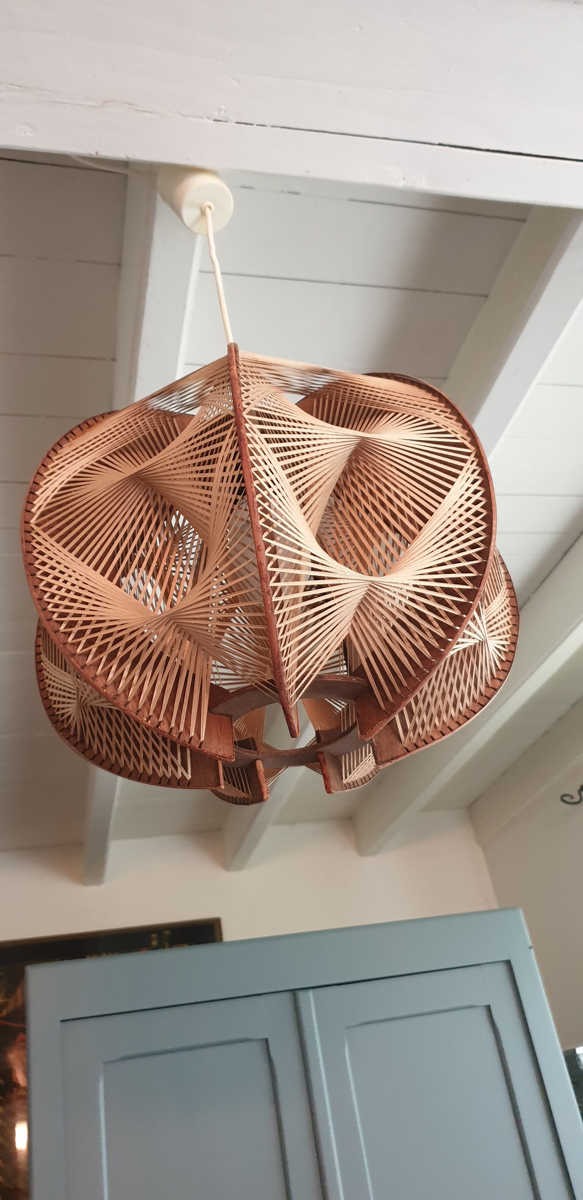 Scandinavian suspension wires and wood