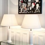 Pair of Jean Roger ceramic lamps