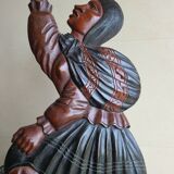 Set of 2 wooden plaques Bolivia