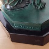 Lamp sculpture by Max Le Verrier