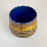 Mid-century modern set of 4 ceramic vases by Upsala-Ekeby "Fiamma" Sweden, 1960s.