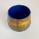 Mid-century modern set of 4 ceramic vases by Upsala-Ekeby "Fiamma" Sweden, 1960s.