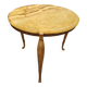 Bronze and marble side table