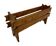 Vintage brutalist planter plant box sixties design wood