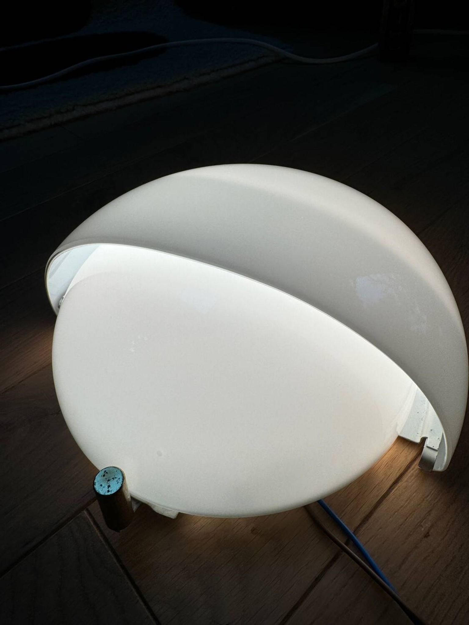 Vintage Murano glass wall lamp by Vico Magistretti for Artemide / Mania / Space Age