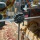 Miroir de brasserie Art Nouveau – Verre églomisé – Bois laqué – Bronze