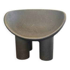 Fauteuil roly poly gris