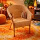 Vintage rattan armchair