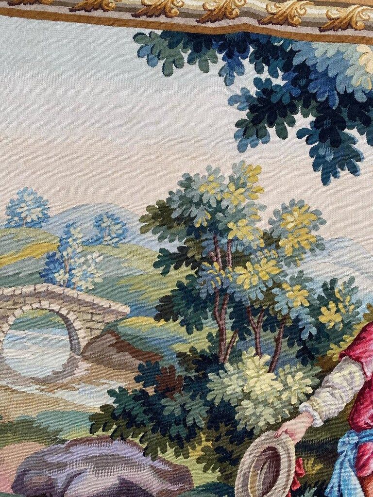 Mid-century French Aubusson tapestry