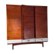 Vintage cabinet 60s varnished wood