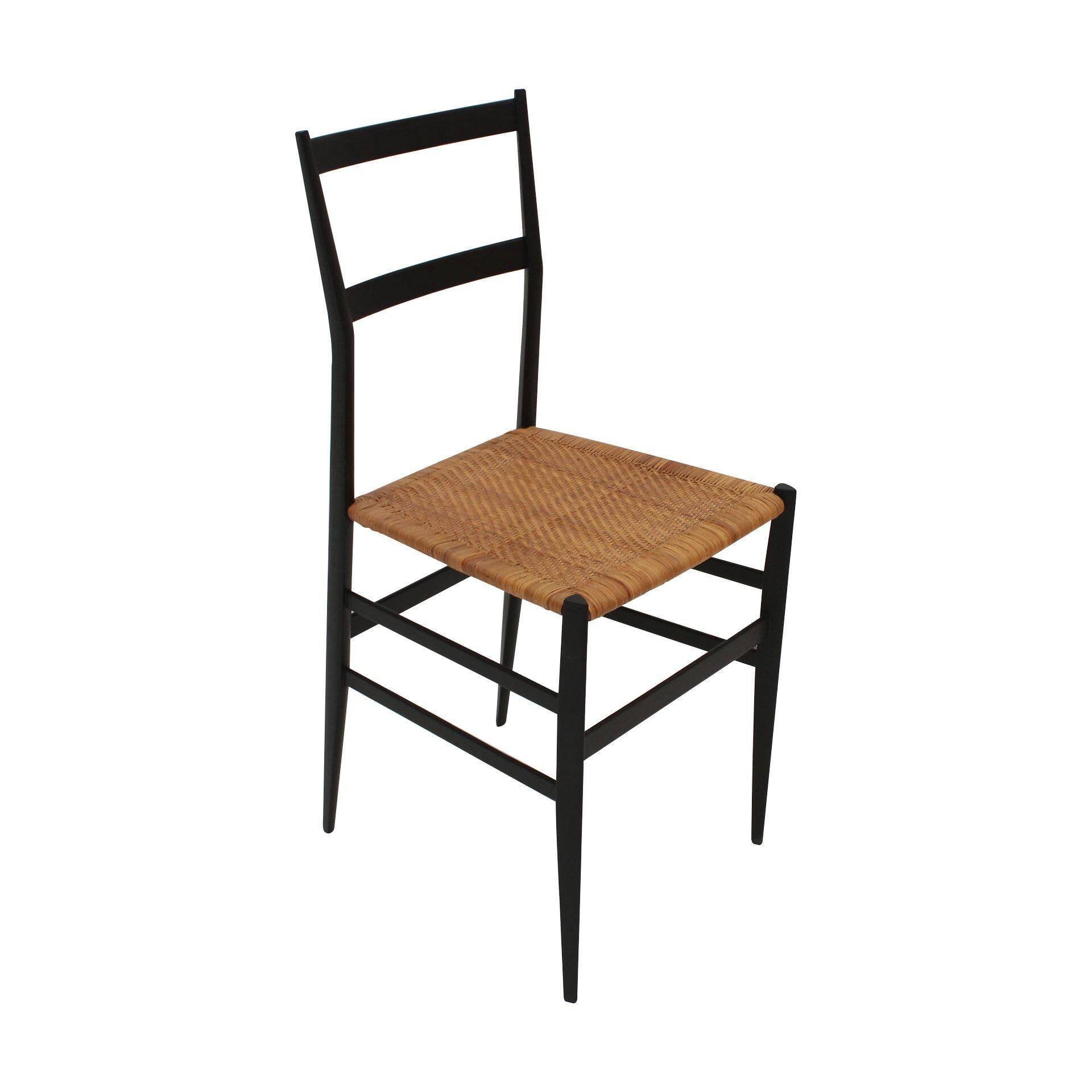 Pair Of 699 Superleggera Chairs Designed By Gio Ponti For Cassina. Italy, 1957.