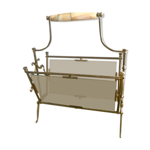 porte-revue en onyx et
