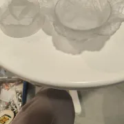 Portieux crystal sugar bowl