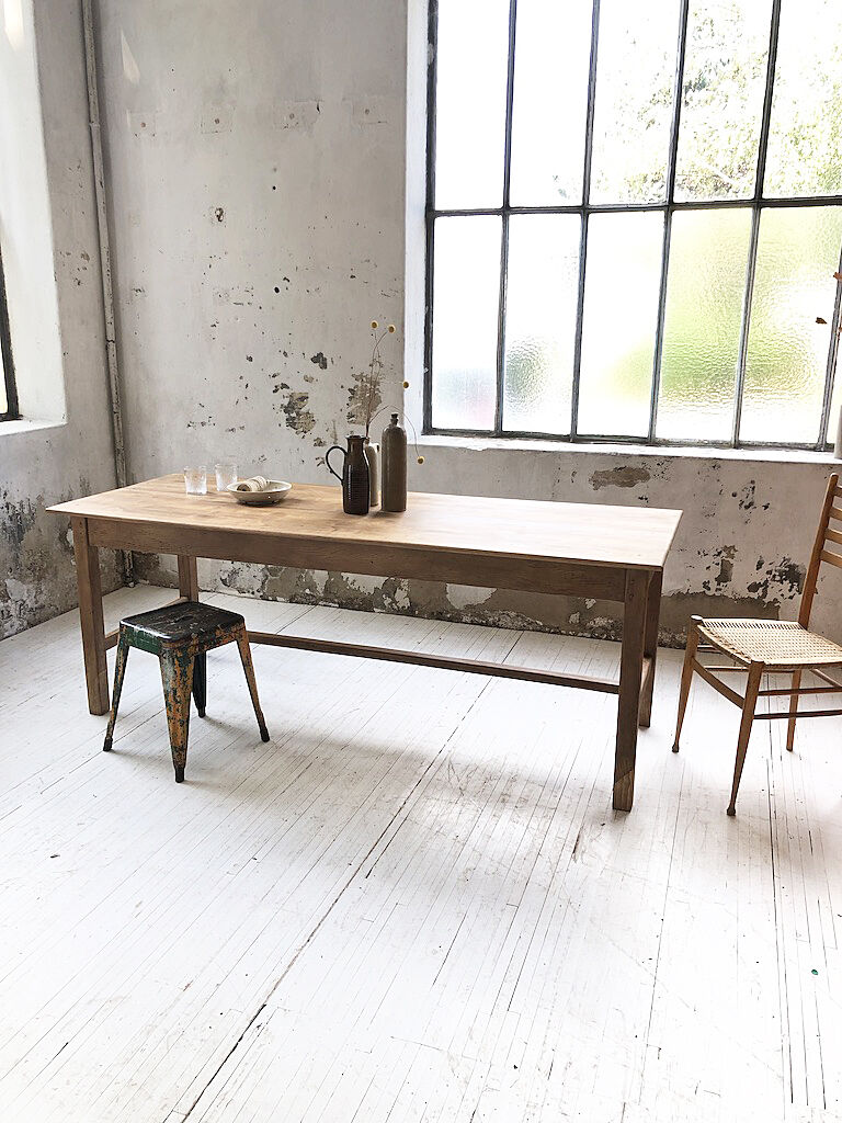 2m pine farm table
