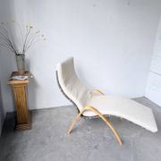 Ikea vintage Kim Samson curved beech wood deck chair