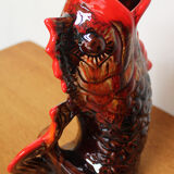 Pitcher vase fish