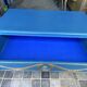 Commode Louis XVI Relookée Bleu Roi et Dorures