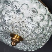 vintage limburg bubble glass ceiling LAMP model A 637 flush mount 1970s