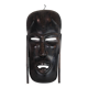 African Mask Hand Craved In Dark Wood From West Africa