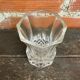 Vase ancien cristal d’arques modèle longchamp médicis verre moulé vint