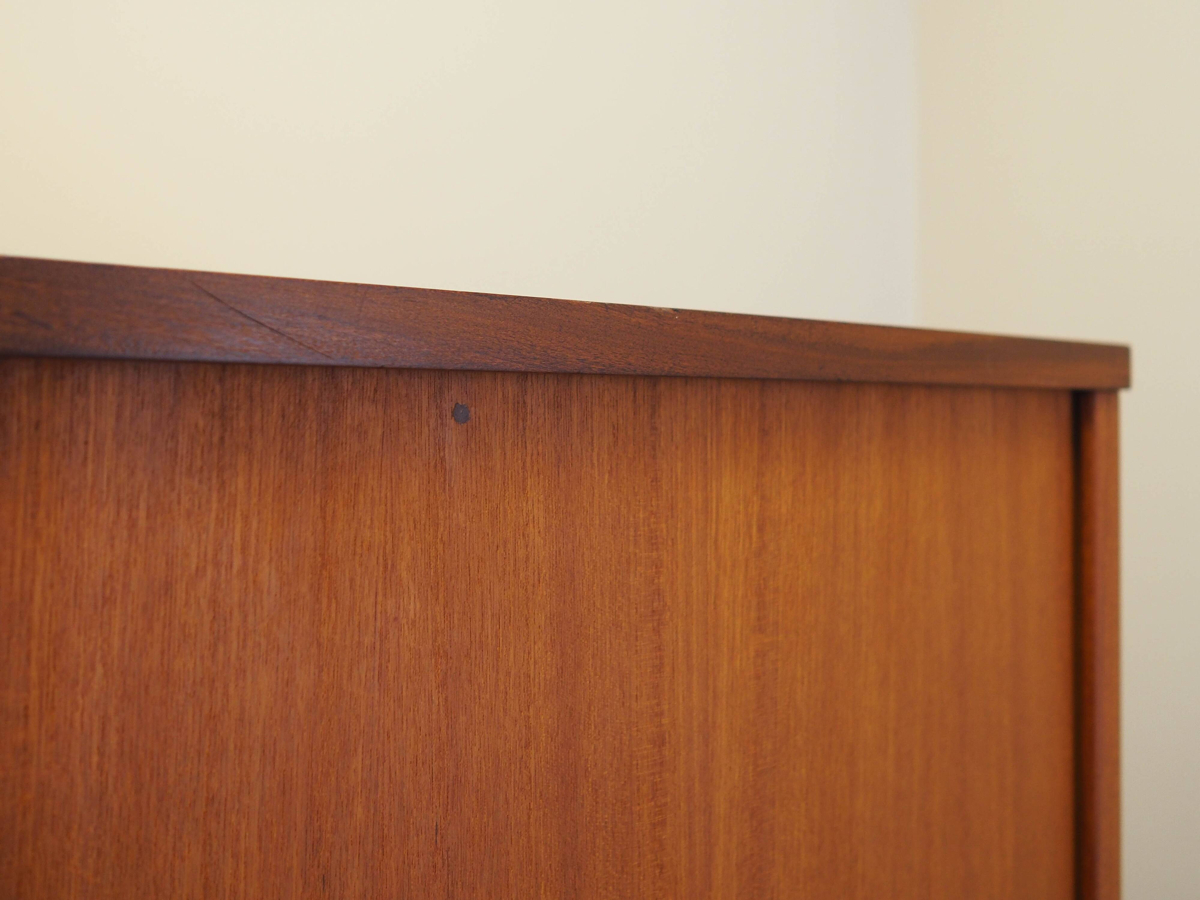 Teak wardrobe, Danish design, 1960s, manufacturer: Denmark