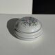 Porcelain bonbonnière with a lid decorated with flowers D10