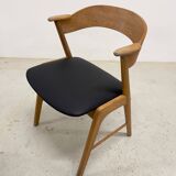 Kai Kristiansen Model 32 Oak Dining Chair, Korup Møbelfabrik.