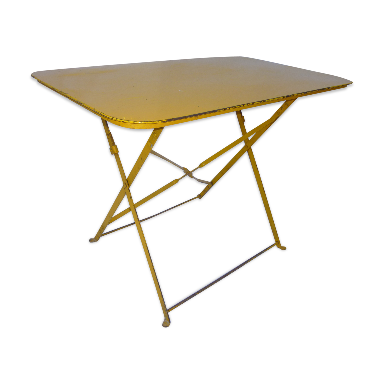 Vintage metal bistro table