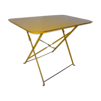 Table bistrot vintage en métal