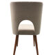 Beige Wool Shell Dining Chair by Lesniewski for Słupskie Fabryki Mebli, 1962