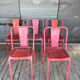 Lot chaise tolix