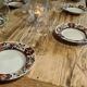 Solid oak farmhouse table "brut" 247x89, top "chocolate oak"