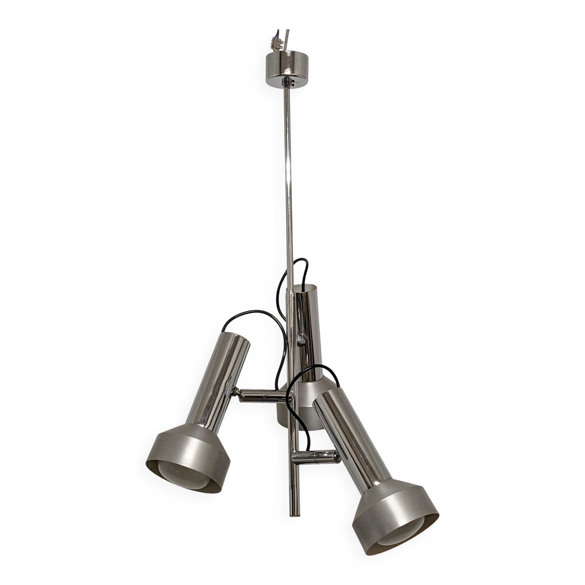 3-spot chandelier by Staff Leuchten, Germany, 1960s/1970s