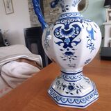 blue earthenware pitcher from Desvres