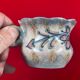 Set of 8 ceramic Quimper cups and under cups