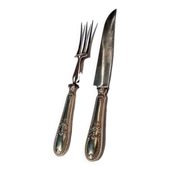 Carving knives and fork