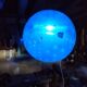 Ball lamp, unique piece created by an artist.