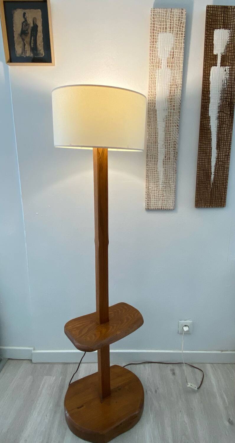 Brutalist floor lamp