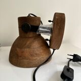 Wooden wall lamp