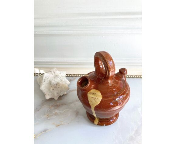 Gargche gargoulette glazed pottery