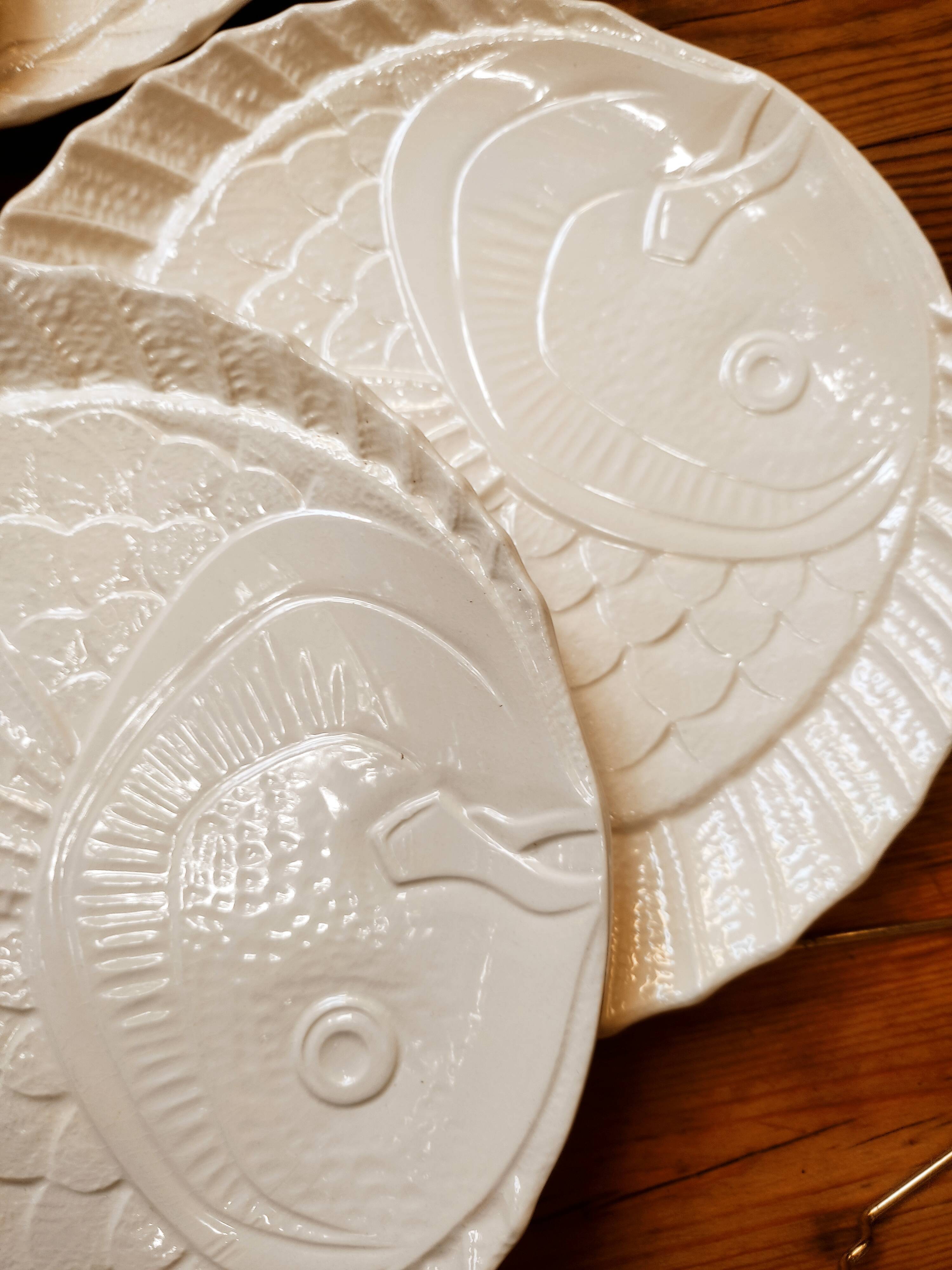 6 flat plates Sarreguemines
