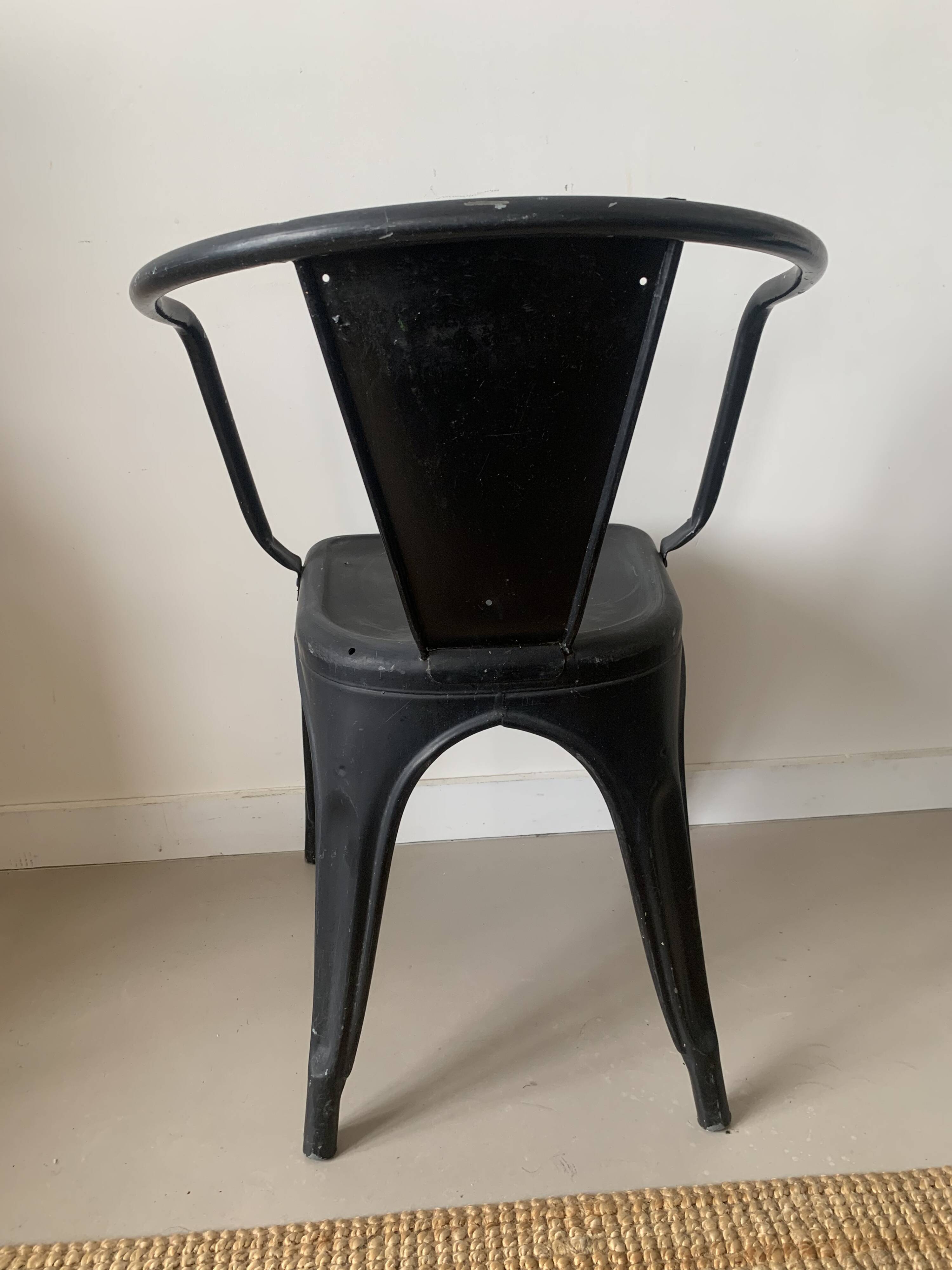 Lot de 3 fauteuils type TOLIX A56