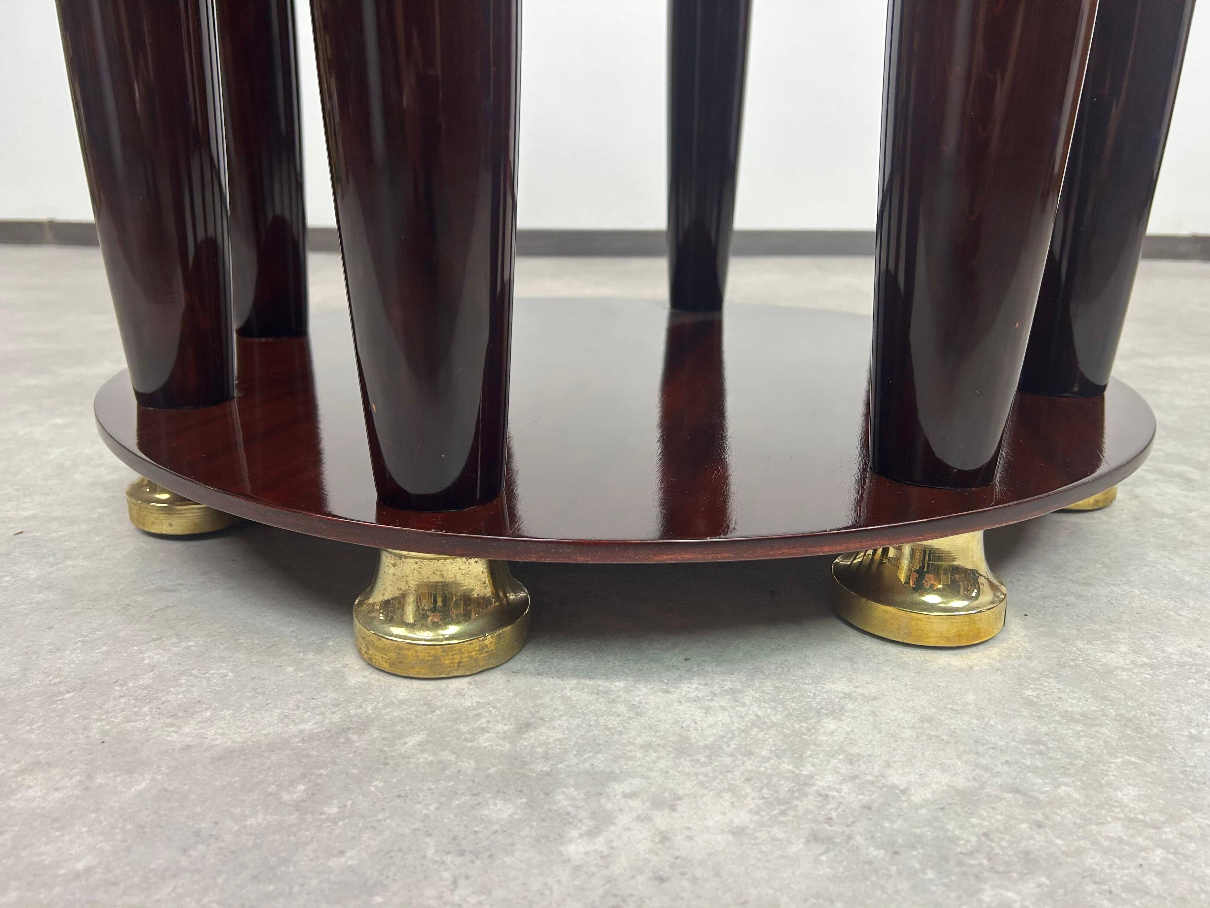 Very rare Secessionist coffee table by Haberfeld designed by Adolf Loos for F.O. Schmidt.