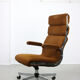 Chaise de direction vintage soft pad, années 80