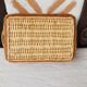 Corbeille panier en osier rectangle