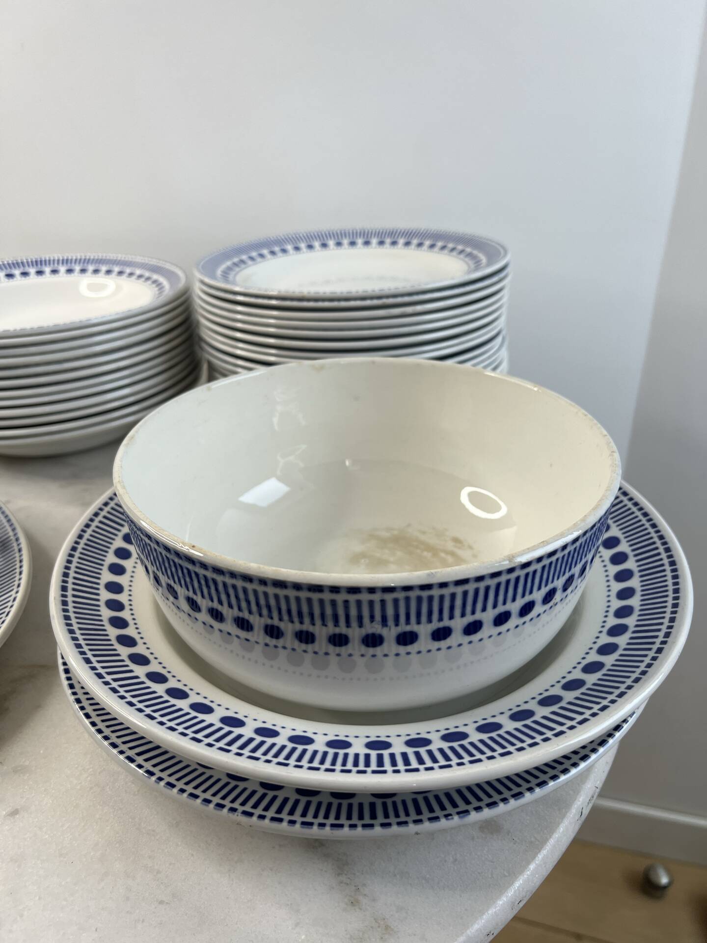 Service de table Sarreguemines collection Béatrice, 33 pièces